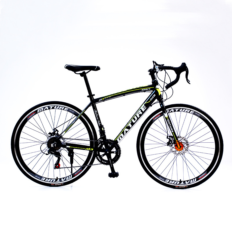 Cycling Commute Speed - 軽量ロードバイク 21速 レーシング自転車 デュアルディスクブレーキ シティコミューターサイクル 男女兼用