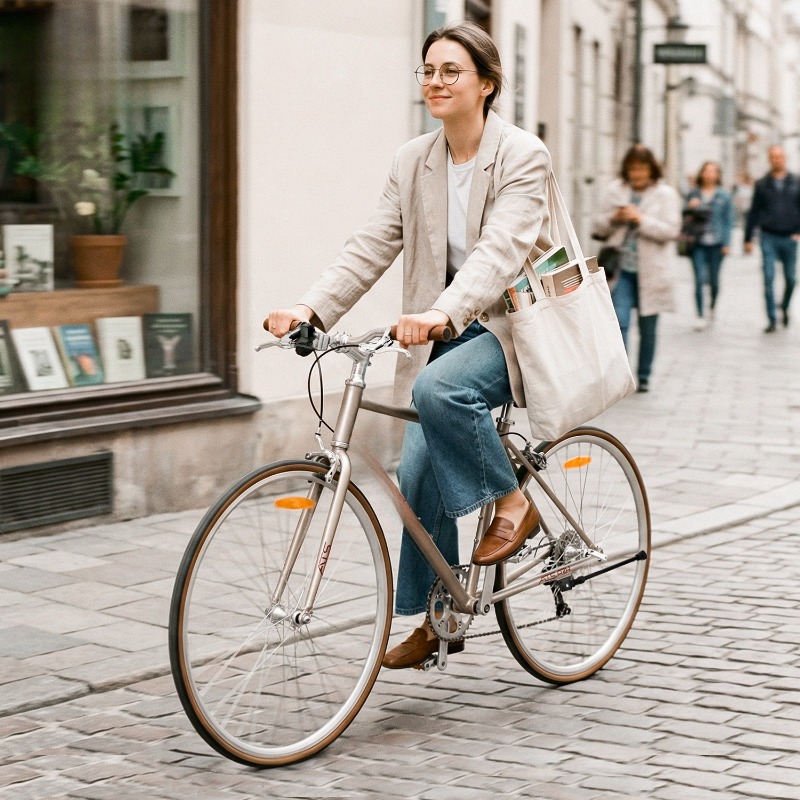 自転車 フラットハンドル ロードバイク レジャー 通勤 サイ - Cycling Commute Speed のレビューと価格