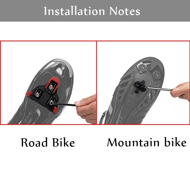 BUCKLOS ロードサイクリングシューズクリート SPD- - Cycling Commuter Shoes のレビューと価格