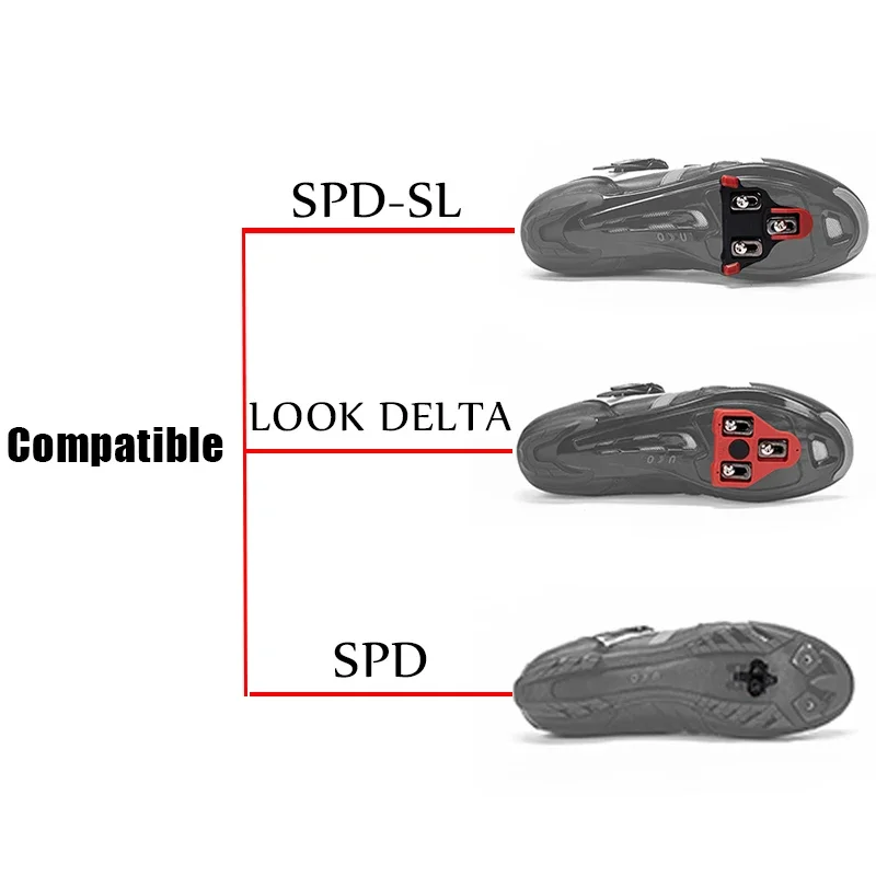 BUCKLOS ロードサイクリングシューズクリート SPD- - Cycling Commuter Shoes のレビューと価格