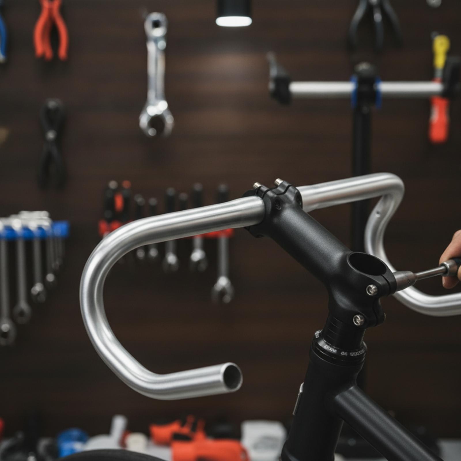 スリムでロープロファイルなロードバイク用ハンドルバー アルミ - Cycling Commute Speed のレビューと価格