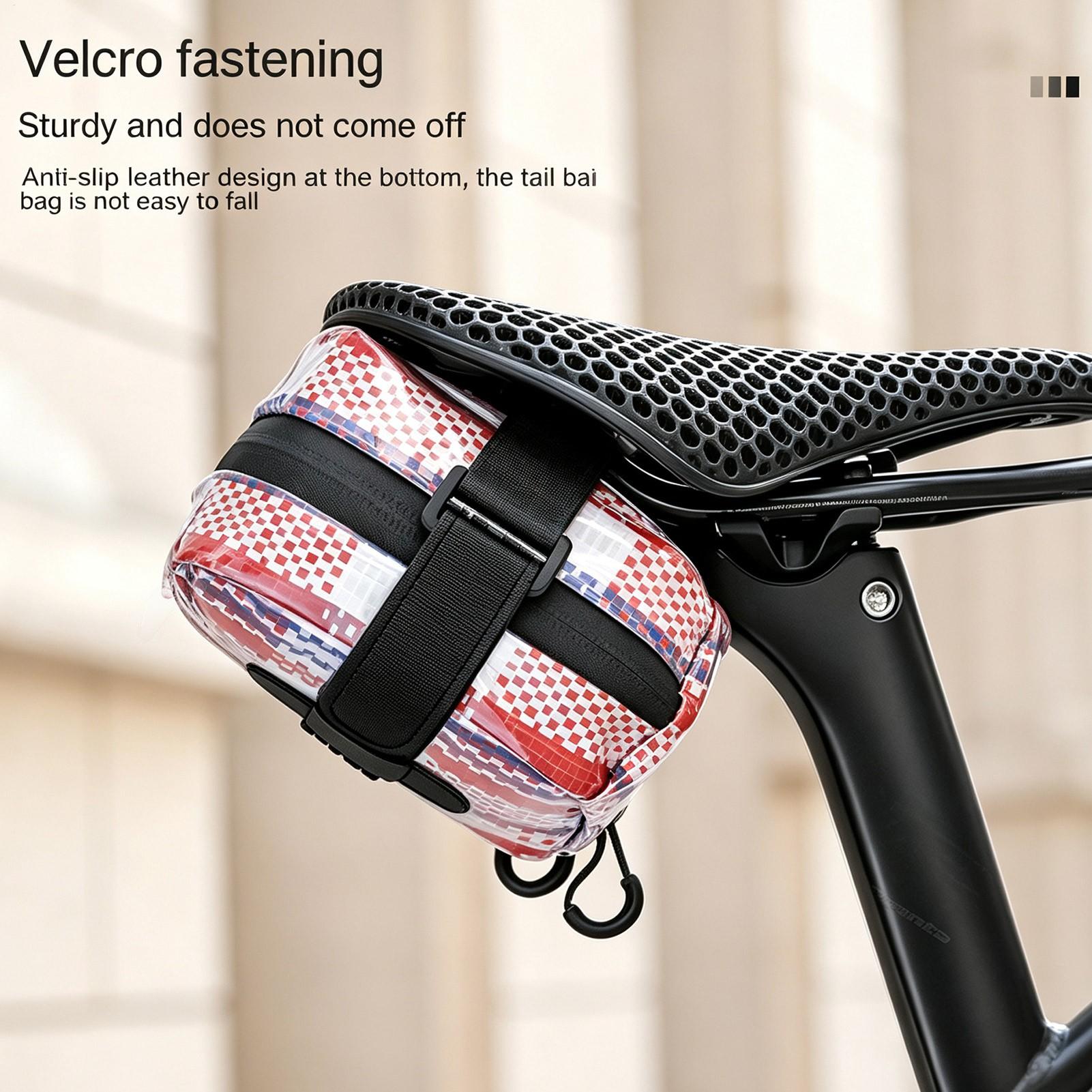 サドルバッグ バイク 自転車 サドル収納ポーチ 大容量 バイ - Saddle Bag Under Seat のレビューと価格