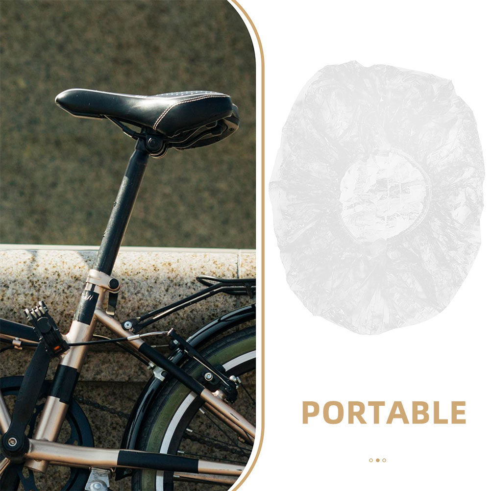 100個入り 防水サドルカバー ユニバーサルフィット バイク - Cycling Commute In Rain のレビューと価格