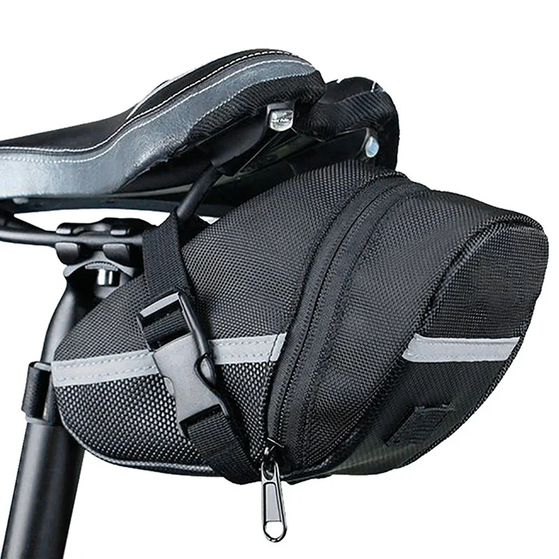 反射ストリップ付き自転車サドル下シートバッグ防水オックスフォ - Saddle Bag Under Seat のレビューと価格