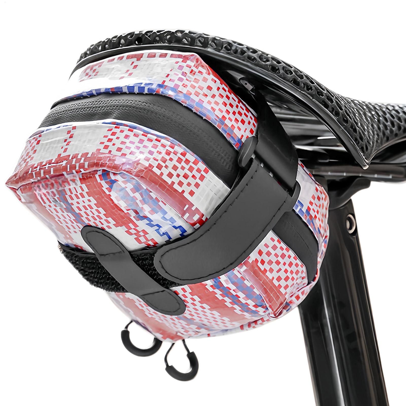 自転車シートバッグ、トップジッパー付き自転車サドル収納ポーチ - Saddle Bag Under Seat のレビューと価格
