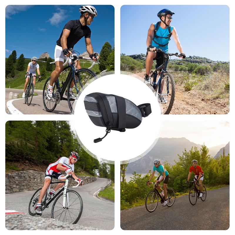 自転車用サドルバッグ,反射ストリップ付き,防水,サイクリング - Saddle Bag Under Seat のレビューと価格