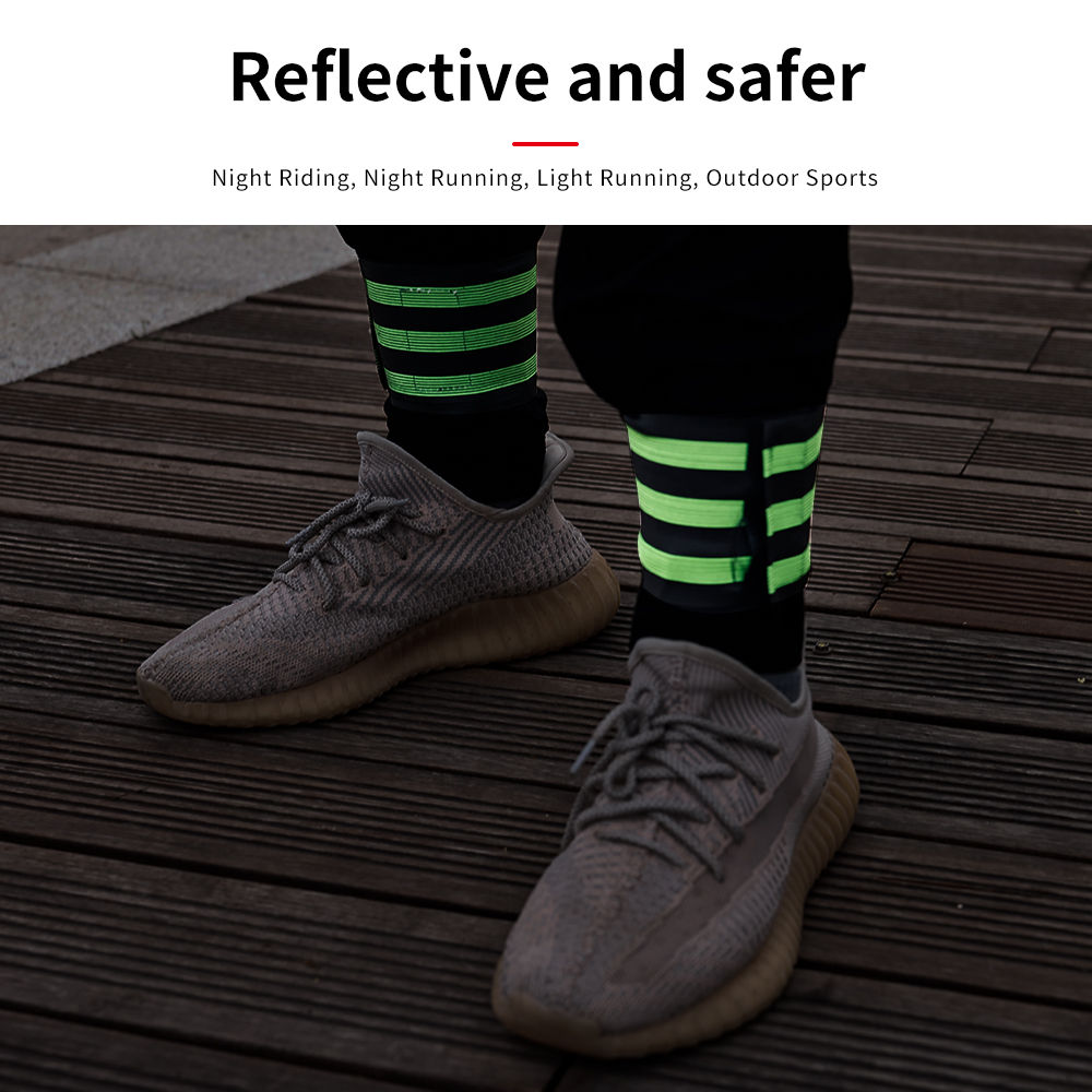 ユニバーサル反射自転車安全ストラップ 調節可能な足首パンツレ - Cycling Commute Pants のレビューと価格