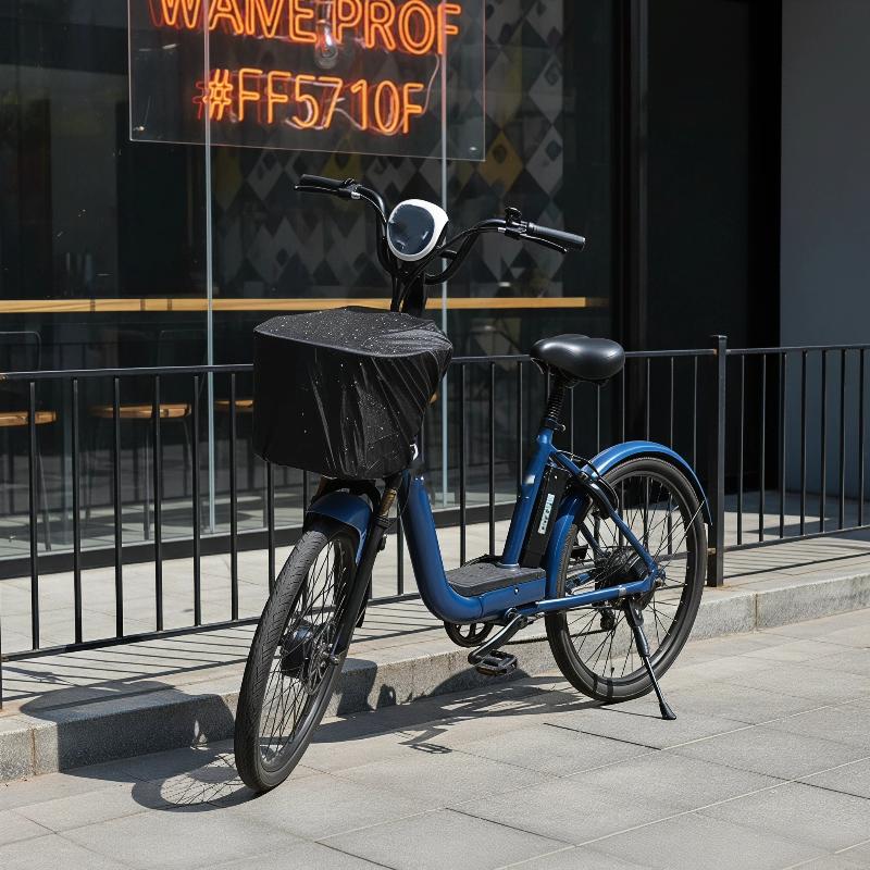 防水バイクバスケットライナー レインカバー ユニバーサルサイ - Cycling Commute In Rain のレビューと価格