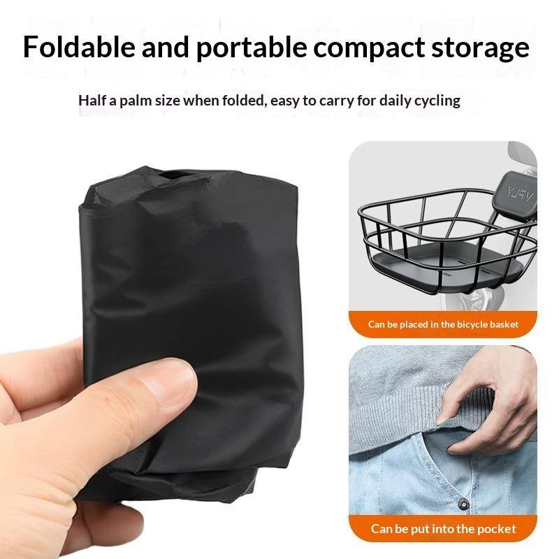 防水バイクバスケットライナー レインカバー ユニバーサルサイ - Cycling Commute In Rain のレビューと価格