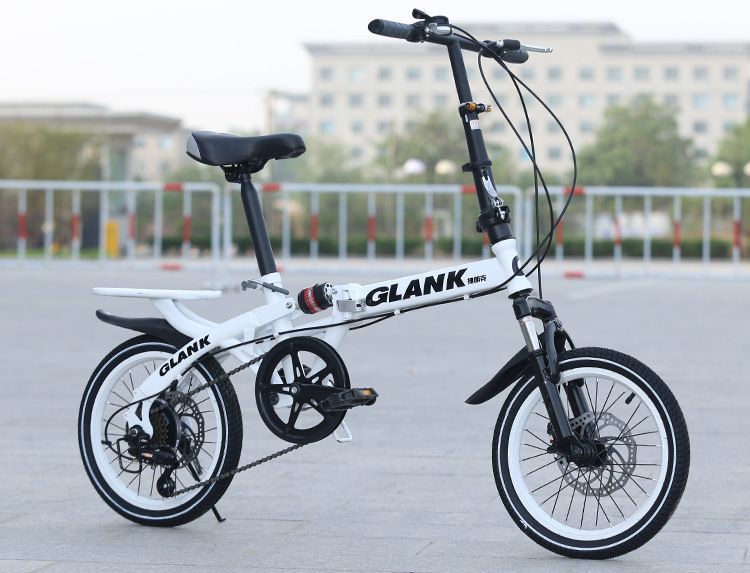 22 インチ折りたたみ式ミニ通勤自転車可変速ディスクブレーキ - Cycling Commute Speed のレビューと価格