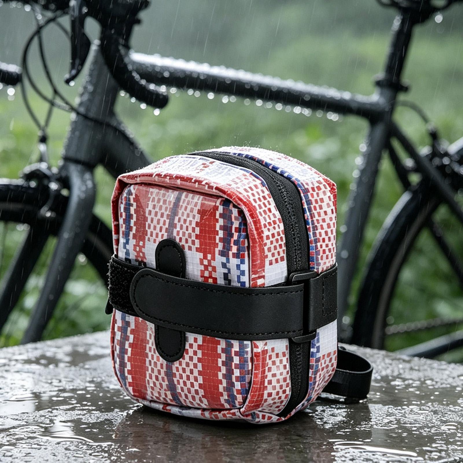 自転車サドルバッグ 通勤用自転車サドルポーチ 防水自転車シー - Saddle Bag Under Seat のレビューと価格
