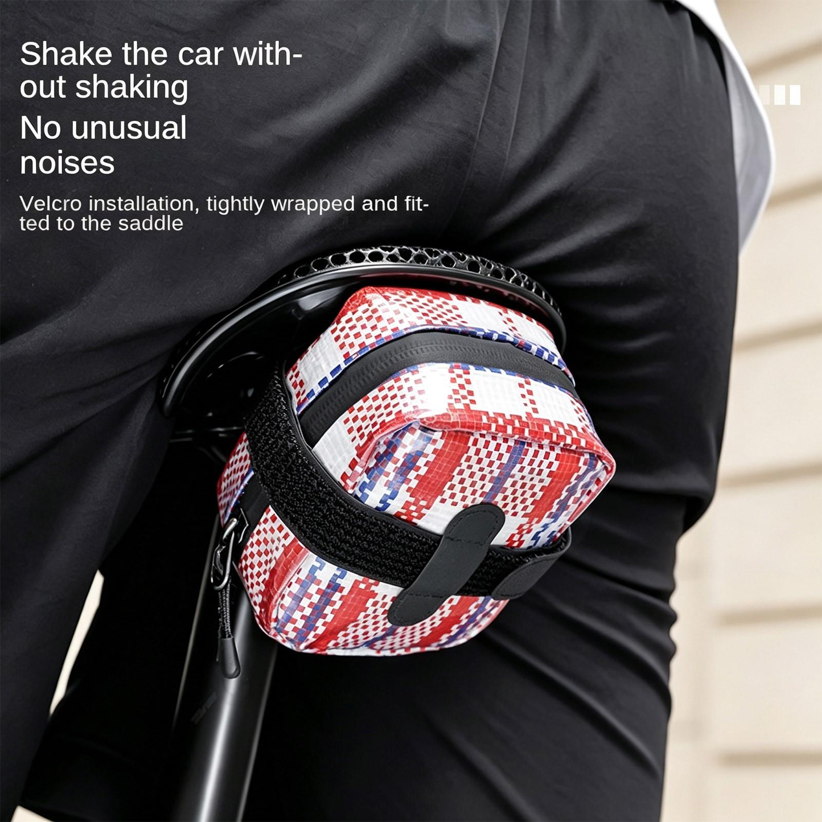 自転車サドルバッグ 通勤用自転車サドルポーチ 防水自転車シー - Saddle Bag Under Seat のレビューと価格