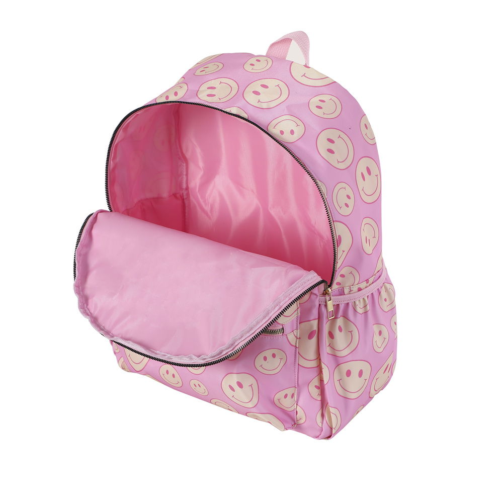 子供用の花柄ナイロンバックパック、チェッカーチェックの笑顔、 - Saddle Bag Under Seat のレビューと価格