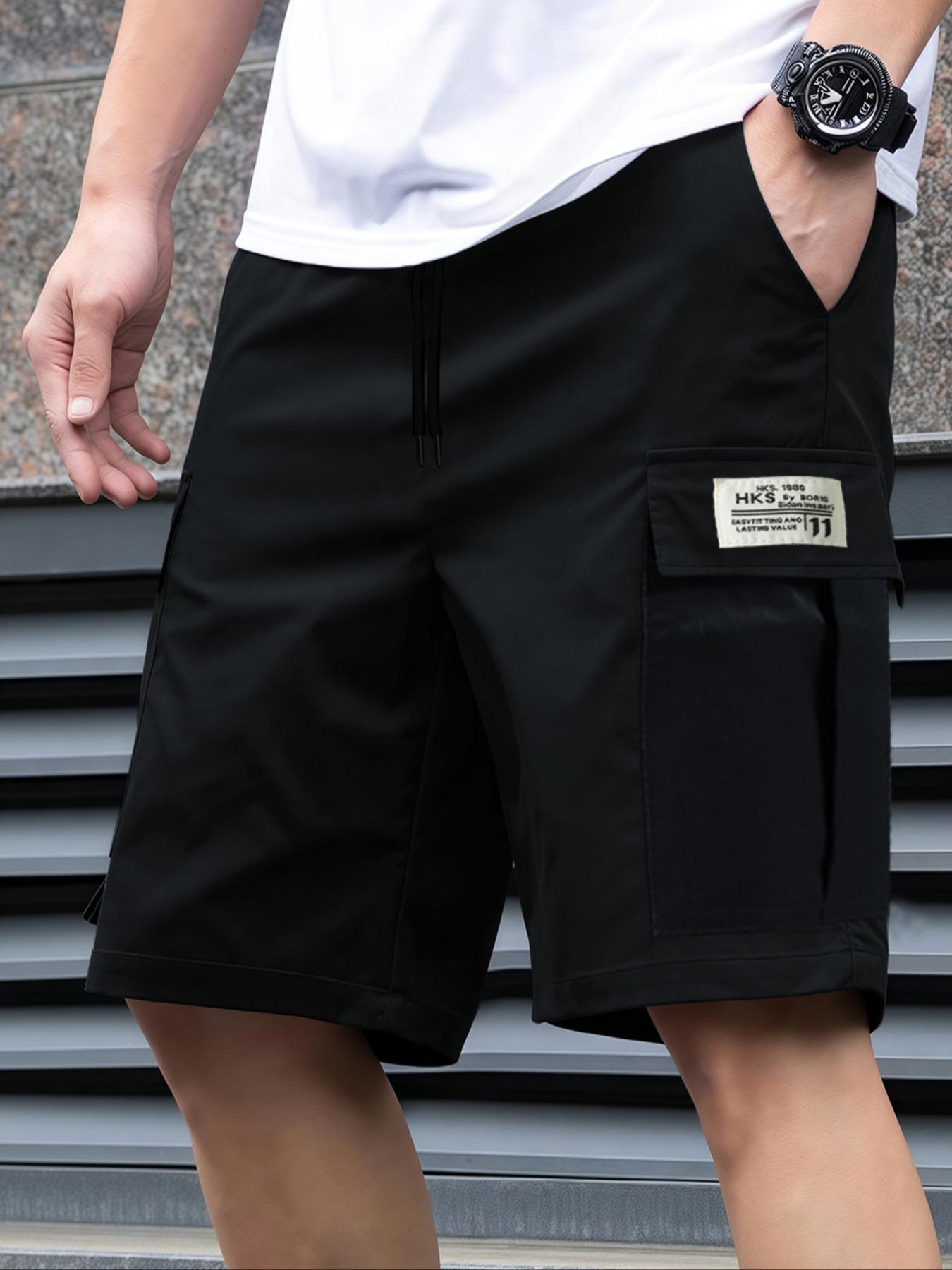 メンズ無地カジュアルスポーツショーツ、肌に優しい生地、吸湿性 - Cycling Commute Pants のレビューと価格