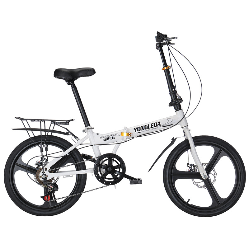 折りたたみ式可変速ディスクブレーキ付きポータブル自転車 大人 - Cycling Commute Speed のレビューと価格