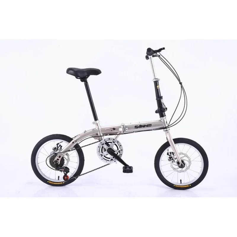16 インチ折りたたみ自転車 6 スピード ディスク ブレー - Cycling Commute Speed のレビューと価格